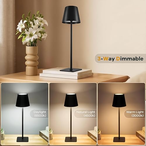 اباجورة LED تاتش قابلة للشحن Type-C – 3 مستويات إضاءة