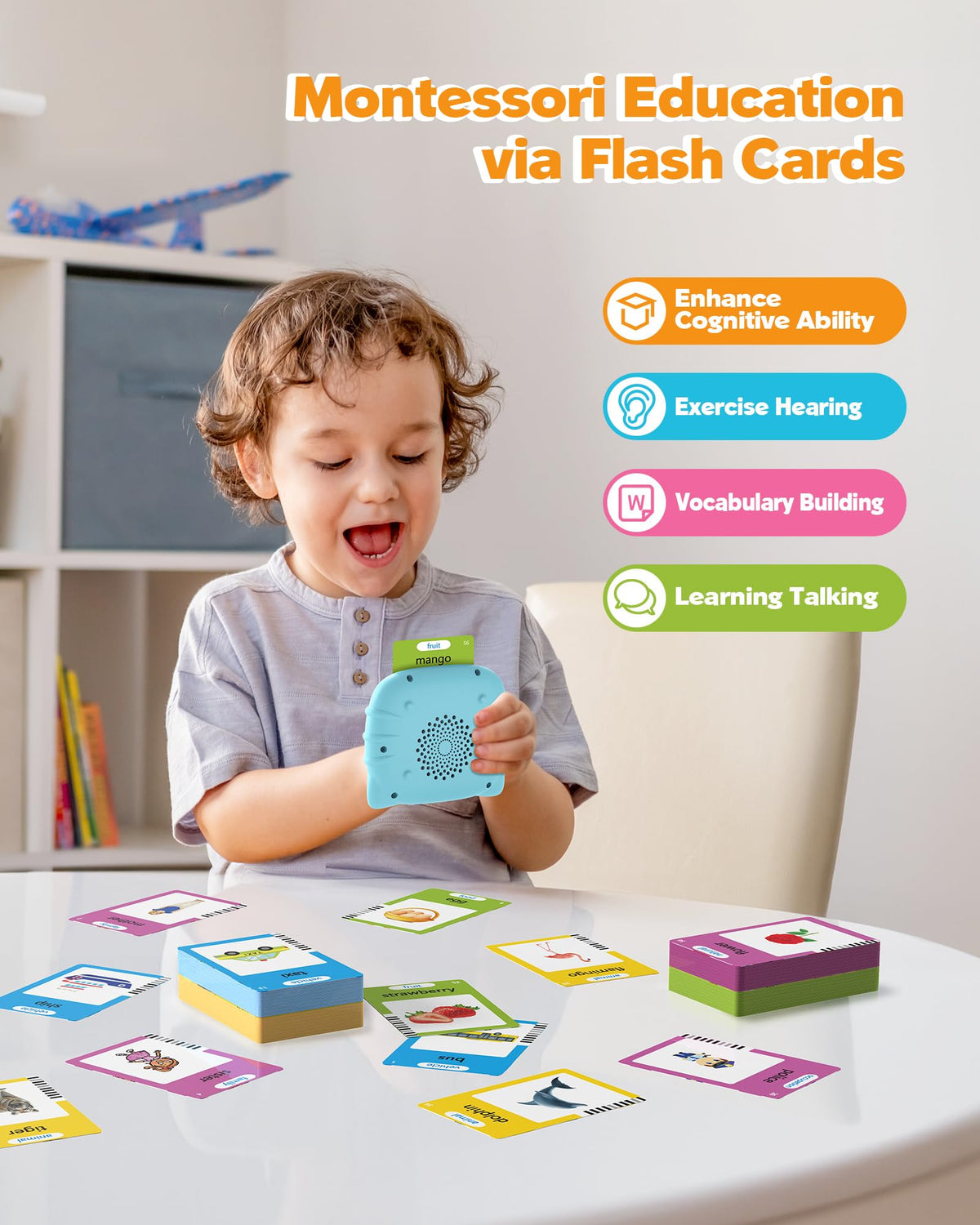 Early Education Device – جهاز تعليمي للأطفال بالبطاقات التعليمية